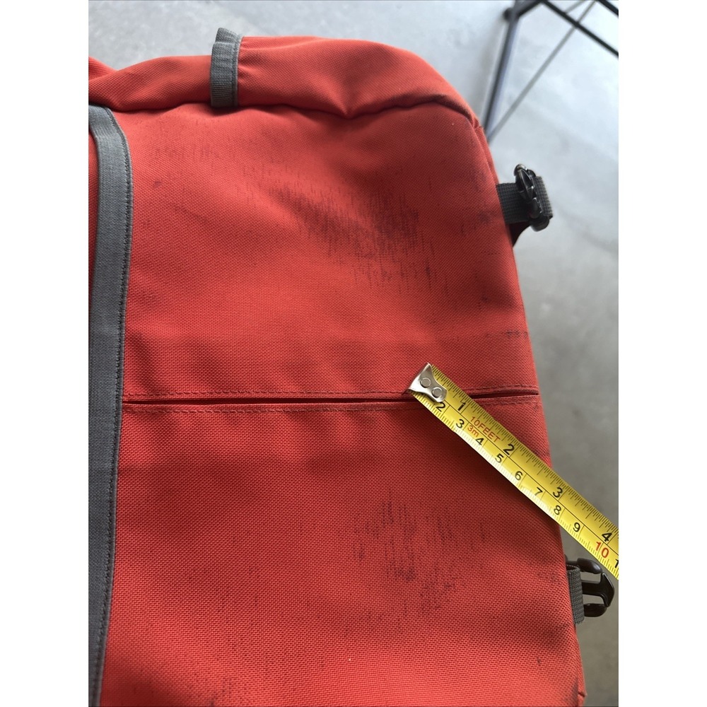 Patagonia Messenger Bag Orange MINI-Half Mass Travel Adjust Multi-Pocket Outdoor - Picture 9 of 12